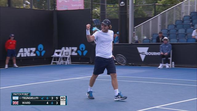 Trungelliti downs Ward in Australian Open qualifying Trungelliti downs Ward in Australian Open qualifying