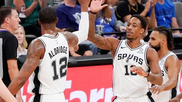 154-147. Aldridge anota 56 puntos ante Thunder, mejor marca, y los Spurs son nuevos líderes