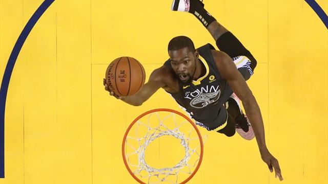 Hinchas dejan a Durant por fuera del quinteto titular de la Conferencia Oeste