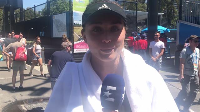 Open Australia 2019, Badosa, muy emocionada tras superar la previa: "Sueño con jugar con Sharapova" Open Australia 2019, Badosa, muy emocionada tras superar la previa: "Sueño con jugar con Sharapova"