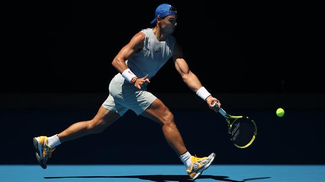 Open Australia 2019: Nadal entrena en la Rod Laver con la mente puesta en su debut ante Duckworth
