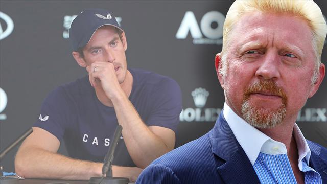 "Hat mich getroffen!" Becker fühlt mit Murray "Hat mich getroffen!" Becker fühlt mit Murray
