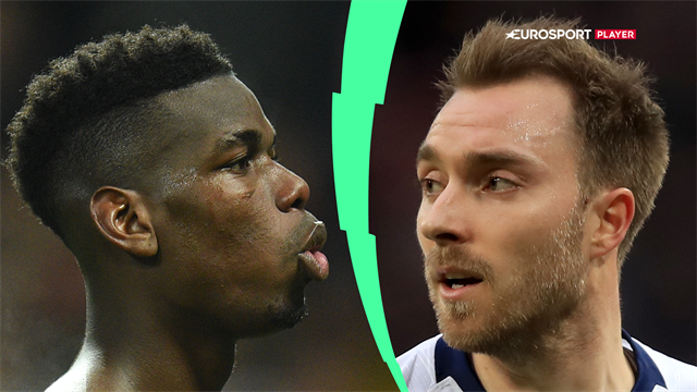 Eriksen vs. Pogba: Hvem har været bedst i første Premier League-halvsæson?