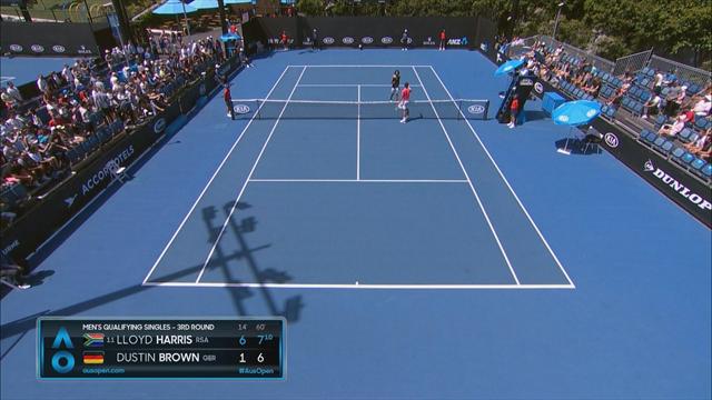 Frühes Aus: Brown verpasst Sprung ins Hauptfeld der Australian Open Frühes Aus: Brown verpasst Sprung ins Hauptfeld der Australian Open