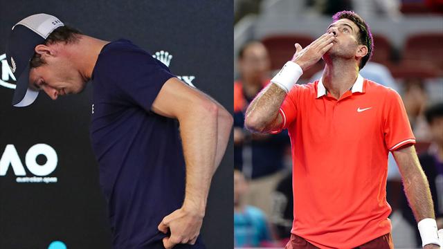 👍El mensaje de Del Potro a Murray para que siga luchando y todas las reacciones del mundo del tenis