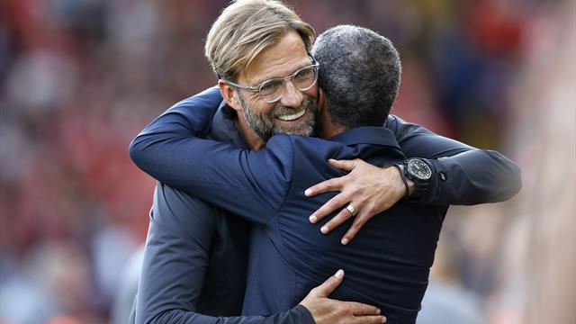 Hughton hails ‘outstanding’ Klopp contribution to Premier League football