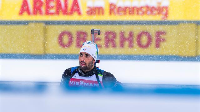 Fourcade échoue à la 7e place, Loginov stoppe Boe
