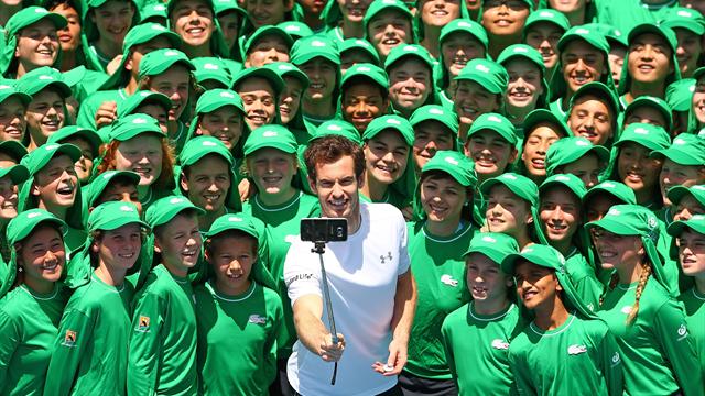 Autodérision et selfies hilarants : Murray n'est pas qu'un immense champion sur le court Autodérision et selfies hilarants : Murray n'est pas qu'un immense champion sur le court