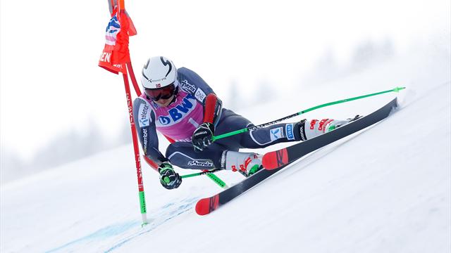 Kristoffersen davanti a Hirscher di un soffio nella prima manche del gigante