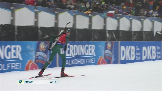 Vittozzi gewinnt nach Sprint auch Verfolger in Oberhof Vittozzi gewinnt nach Sprint auch Verfolger in Oberhof