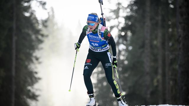 Biathlon-Verfolgung: Preuß läuft von 45 auf Rang sechs