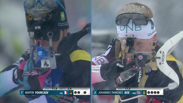 Revenu au contact, Fourcade a craqué face à Boe Revenu au contact, Fourcade a craqué face à Boe