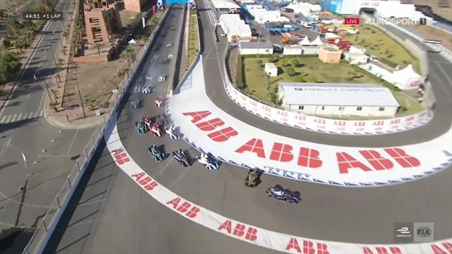 ePrix Marrakech: Accidentadísima salida con toque entre Vergne y Bird ePrix Marrakech: Accidentadísima salida con toque entre Vergne y Bird