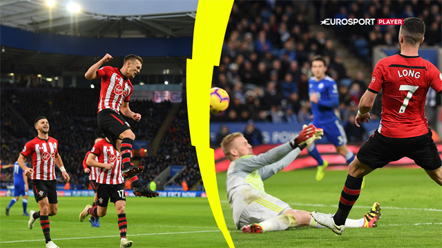 Highlights: Southampton tog sejren mod Leicester trods en mand i undertal i hele anden halvleg Highlights: Southampton tog sejren mod Leicester trods en mand i undertal i hele anden halvleg