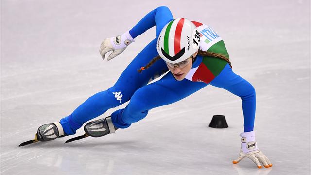 Europei short track: Martina Valcepina non sbaglia, è argento nei 500 metri