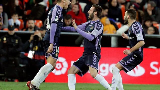 1-1. Un Valencia superior no pudo con un Valladolid certero