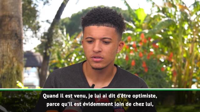 Interview - Sancho : "Je suis vraiment heureux pour Reiss Nelson" Interview - Sancho : "Je suis vraiment heureux pour Reiss Nelson"