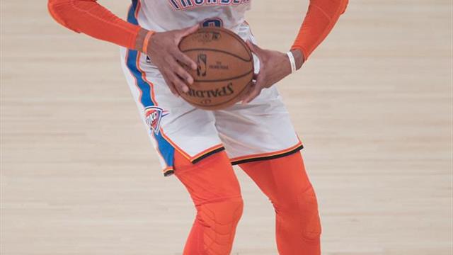 122-112. Westbrook aporta doble-doble en la victoria de los Thunder