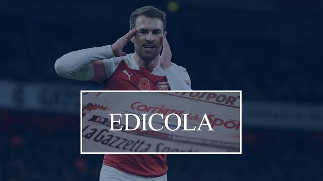 Edicola: tra Juve-Ramsey accordo a fari spenti, al Barcellona uno tra Morata e Llorente