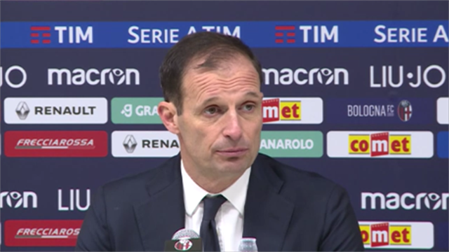 Allegri: "Felice per Bernardeschi: è tornato quello di inizio stagione" Allegri: "Felice per Bernardeschi: è tornato quello di inizio stagione"