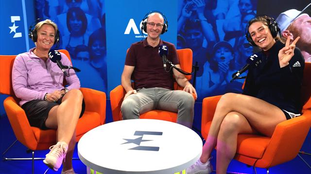 Tennis-Vodcast #1 mit Andrea Petkovic: Als Federer über Petko staunte... Tennis-Vodcast #1 mit Andrea Petkovic: Als Federer über Petko staunte...