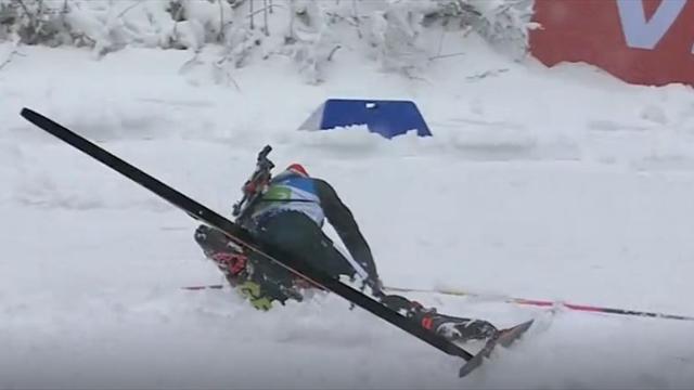 "Mächtiger Crash" von Hildebrand bei der Staffel in Oberhof "Mächtiger Crash" von Hildebrand bei der Staffel in Oberhof