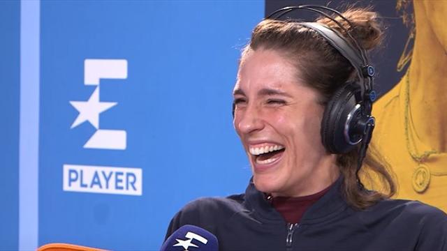 Unentschieden im Tennis!? Petkovic lacht sich über Anekdote schlapp Unentschieden im Tennis!? Petkovic lacht sich über Anekdote schlapp