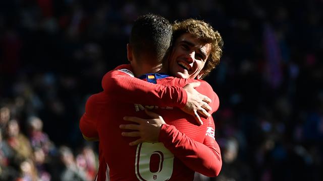 Grâce à Griezmann, l'Atlético garde le contact
