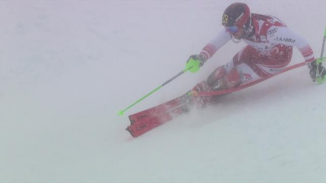 Une deuxième manche d'extraterrestre et une 67e victoire pour Hirscher Une deuxième manche d'extraterrestre et une 67e victoire pour Hirscher