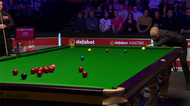 Brecel versenkt lange Rote gegen Allen Brecel versenkt lange Rote gegen Allen