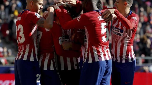 Discurso de unidad de Griezmann tras la victoria ante el Levante
