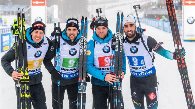 Malgré un grand Fourcade, la France bute sur la Russie