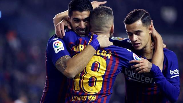 Coutinho entra en la alineación en lugar de Dembélé