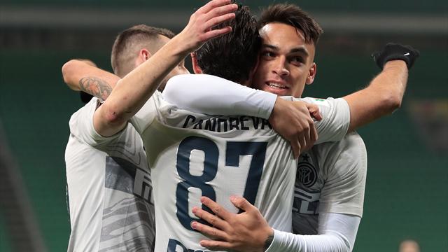 Inter dilagante contro il Benevento: a San Siro finisce 6-2, ai quarti c’è la Lazio