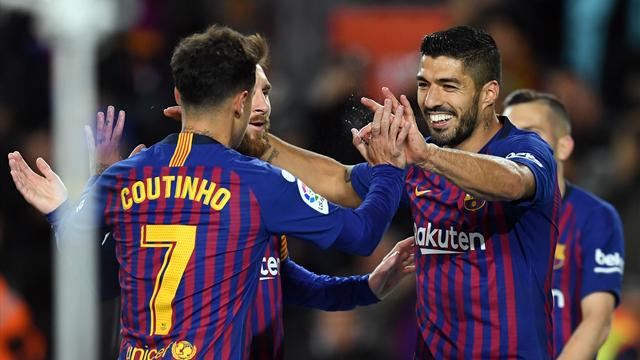 Suarez et Messi ont éteint Eibar