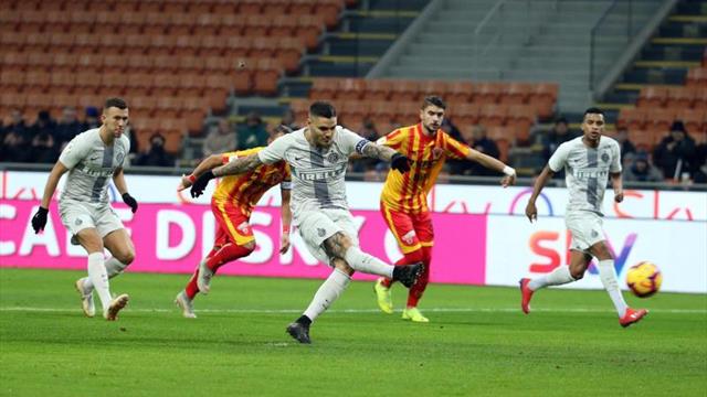 Icardi y Lautaro golean al Benevento y lanzan al Inter hacia cuartos