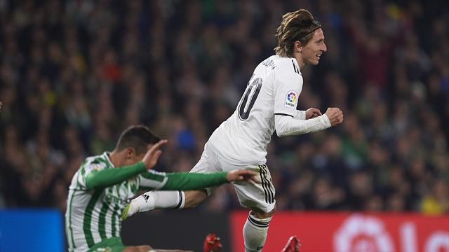 Le premier but en Liga de Modric dans la peau d'un Ballon d'or est un boulet de canon