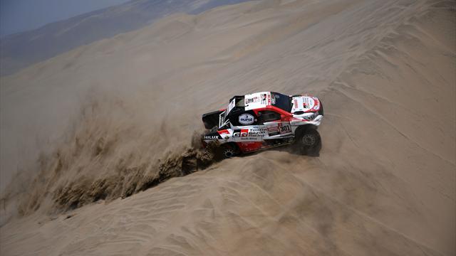 Al-Attiyah auf Kurs, dritter Tagessieg für Loeb