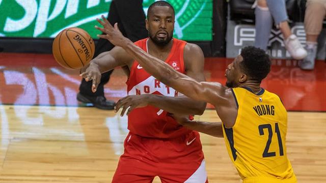 138-140. Triple de Ibaka decide triunfo de Raptors, quinto consecutivo