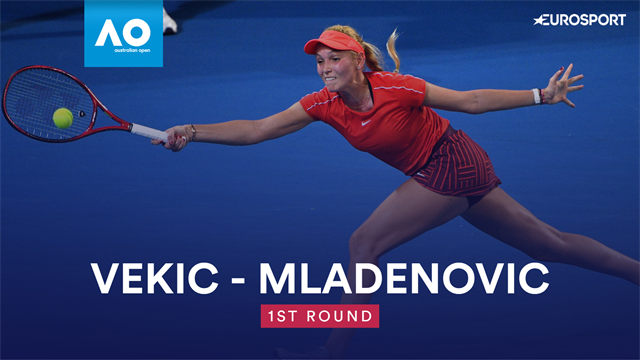 Highlights: Vekic sees off Mladenovic Highlights: Vekic sees off Mladenovic