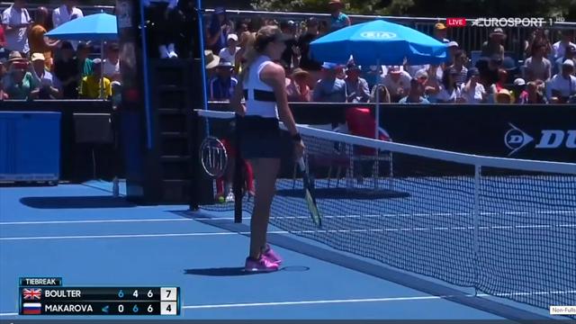 Open Australia 2019: La celebración anticipada de Boulter por desconocer las nuevas reglas Open Australia 2019: La celebración anticipada de Boulter por desconocer las nuevas reglas