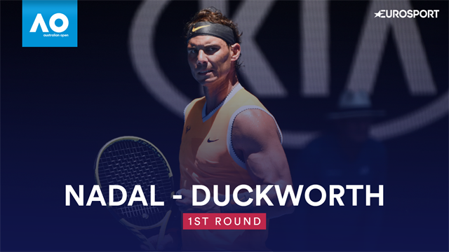 Highlights: Nadal wins entertaining Duckworth clash Highlights: Nadal wins entertaining Duckworth clash
