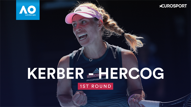 Highlights: Solid Kerber repels Hercog Highlights: Solid Kerber repels Hercog