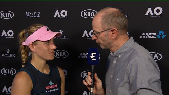 "Für die erste Runde war's okay": Kerber sieht noch Luft nach oben "Für die erste Runde war's okay": Kerber sieht noch Luft nach oben