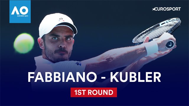 Australian Open: Fabbiano-Kubler 6-4 7-6 2-6 6-3, gli highlights Australian Open: Fabbiano-Kubler 6-4 7-6 2-6 6-3, gli highlights