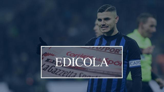 Edicola: Benzema si infortuna, Real su Icardi o Piatek; Juve-Ramsey già a gennaio?