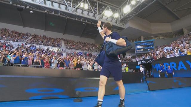 Spine-tingling ovation for Murray on court entrance Spine-tingling ovation for Murray on court entrance