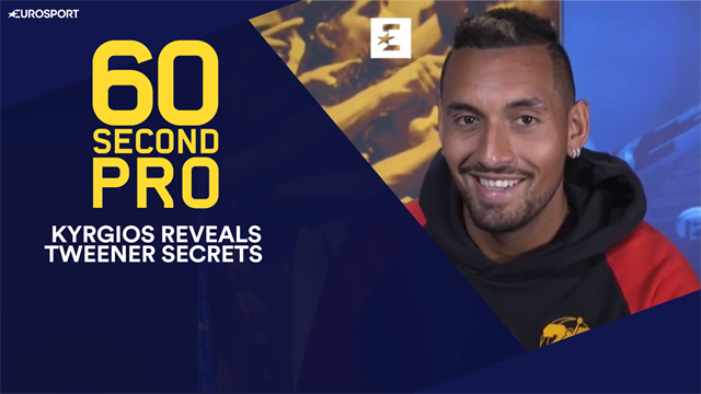 60 Second Pro: Kyrgios reveals the secrets of the tweener 60 Second Pro: Kyrgios reveals the secrets of the tweener