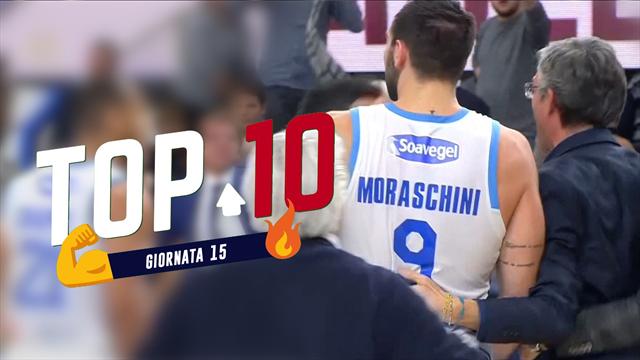 Top 10: le migliori giocate della 15a giornata di Serie A, tripla decisiva di Moraschini Top 10: le migliori giocate della 15a giornata di Serie A, tripla decisiva di Moraschini
