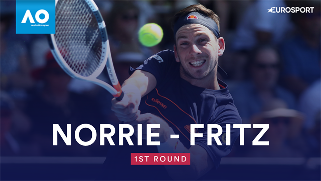 Highlights: Norrie crashes out to Fritz Highlights: Norrie crashes out to Fritz